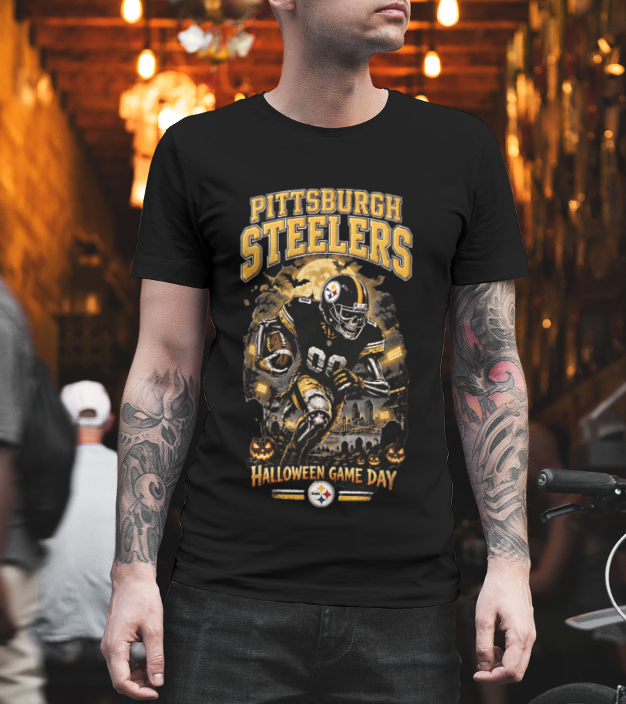 Pittsburgh Steelers Halloween Game Day Football Night Fearless Celebration T-Shirt