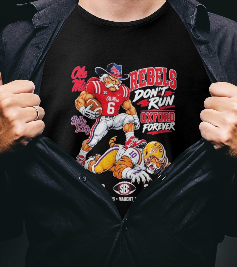 Ole Miss Rebels Victory 32 24 Over LSU September 19 2026 Vaught Hemingway Stadium T-Shirt