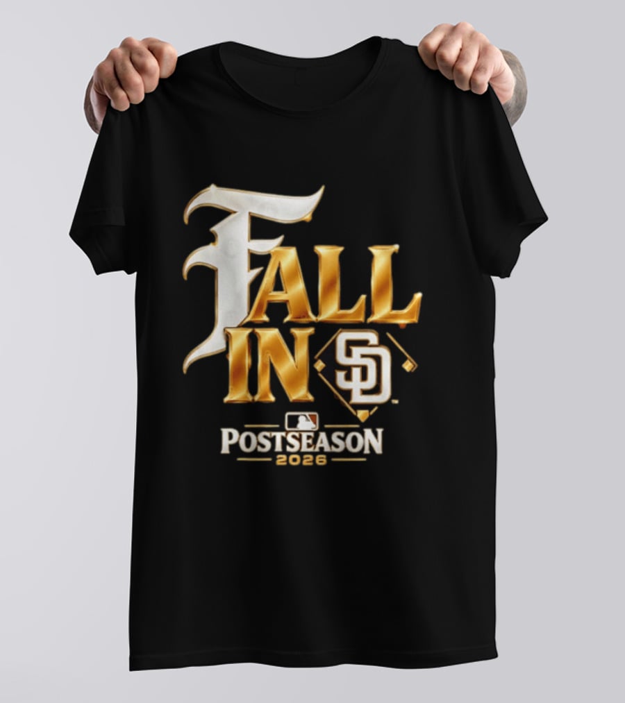 San Diego Padres Fall In SD Postseason 2026 MLB T-Shirt