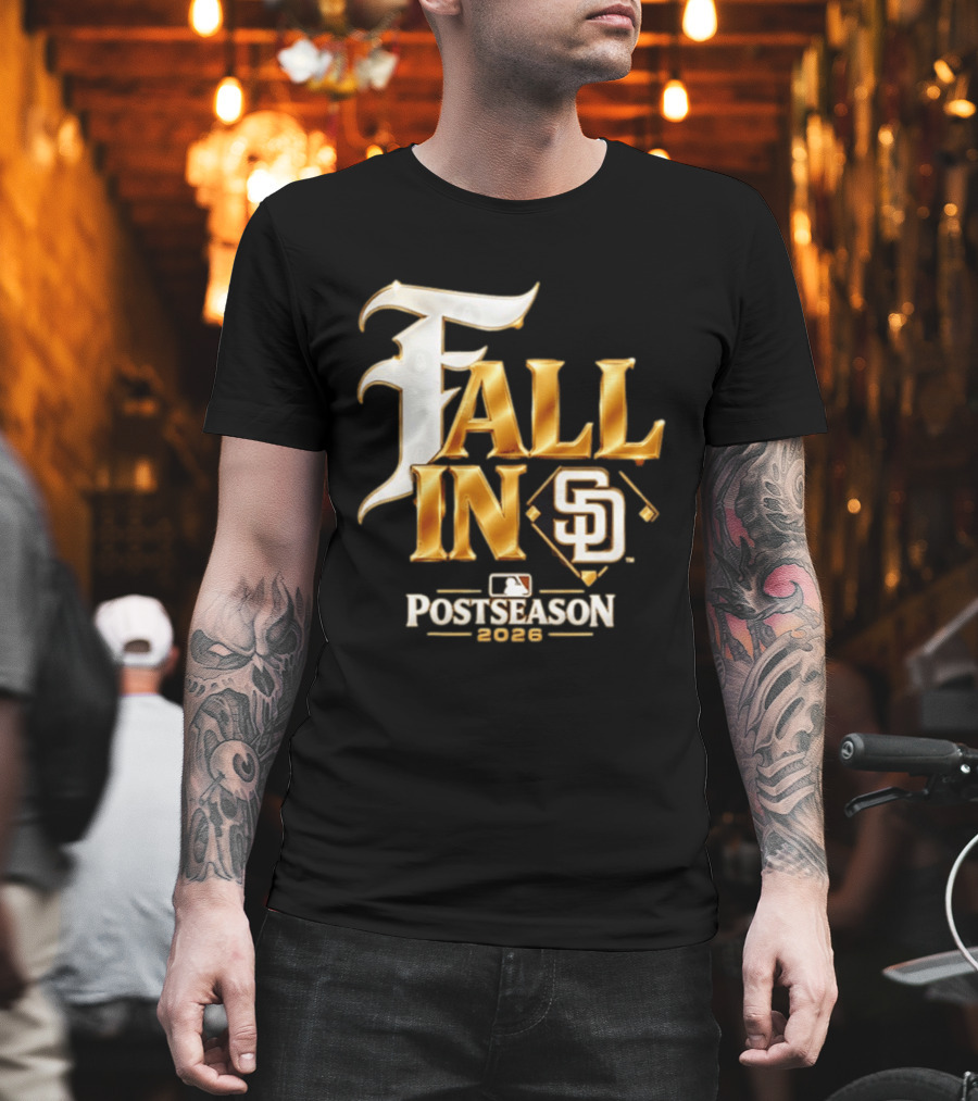 San Diego Padres Fall In SD Postseason 2026 MLB T-Shirt