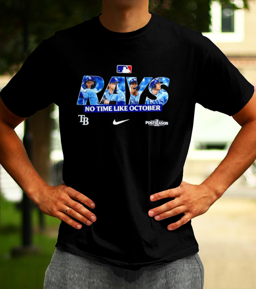 Tampa Bay Rays No Time Like October 2026 Postseason Collection MLB Nike T-Shirt