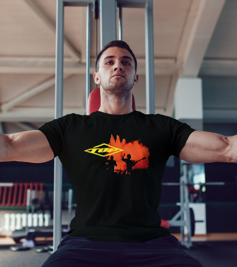 Twenty One Pilots Top Logo Red Splash T-Shirt