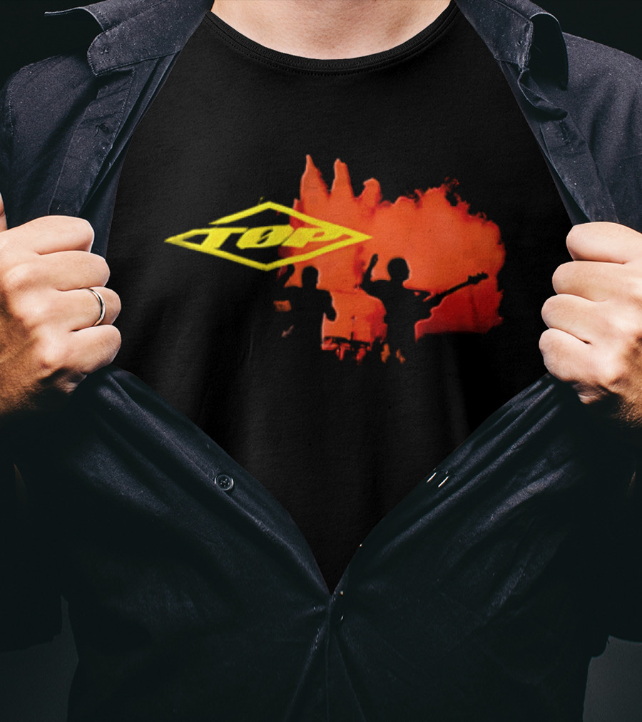 Twenty One Pilots Top Logo Red Splash T-Shirt