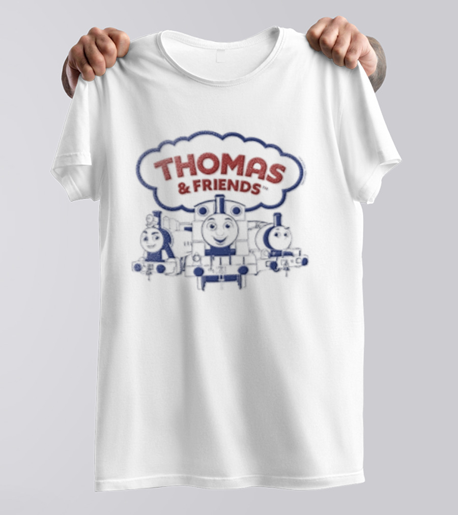 Thomas And Friends Smiling Cartoon Trains Trio T-Shirt