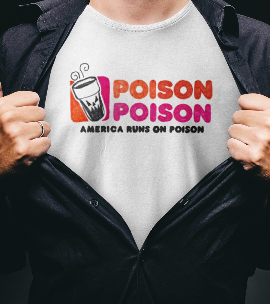 Asspizza Store America Runs On Poison Drinking Cup T-Shirt