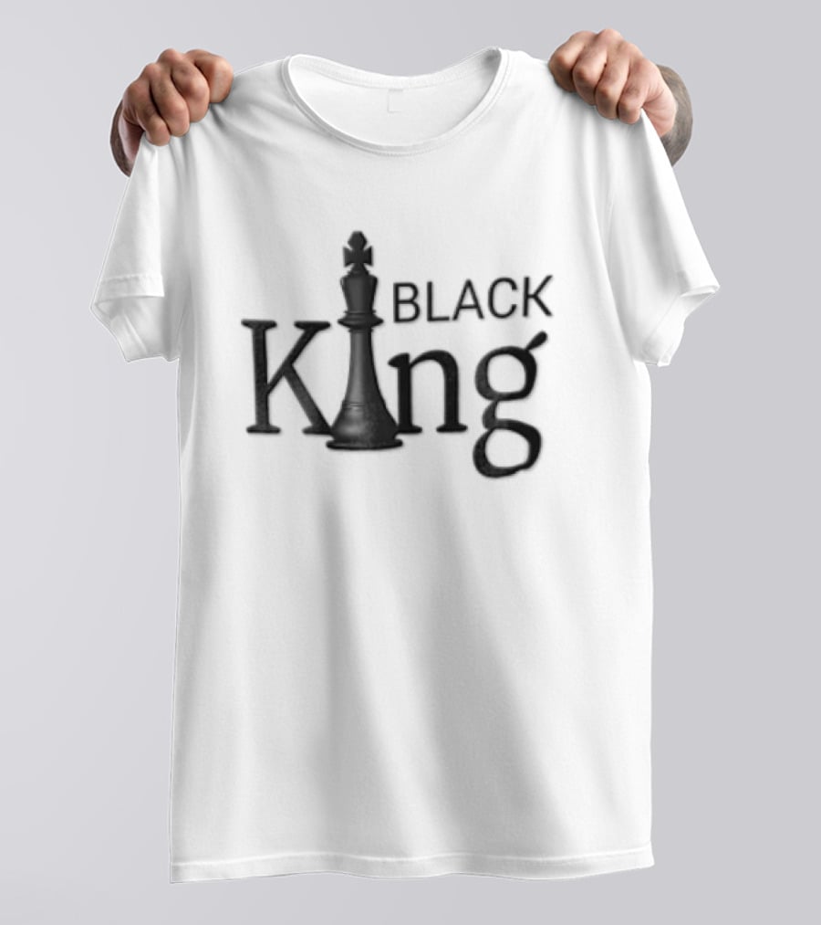 Black King Chess Piece T-Shirt