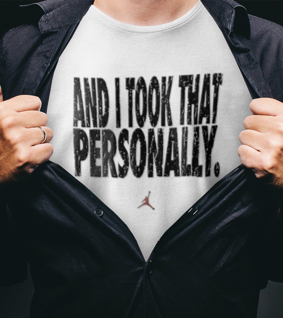 Michael I Took That Personally Distressed Jumpman T-Shirt