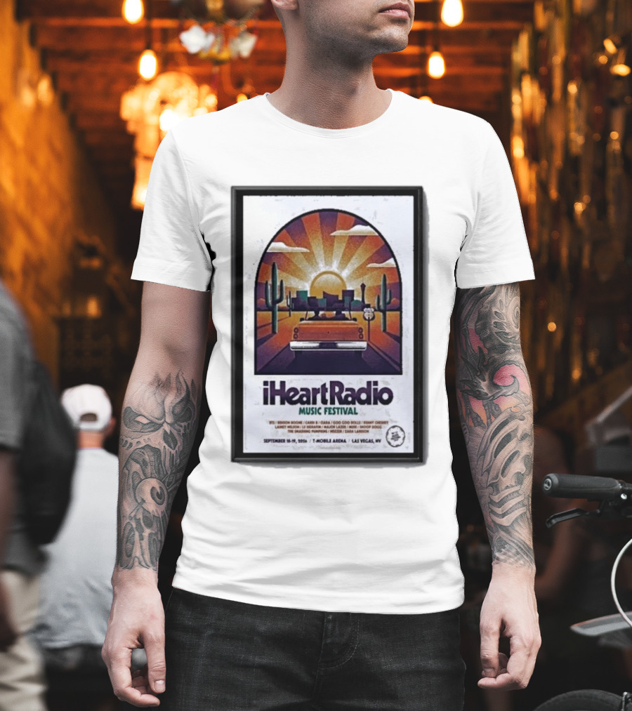 IHeartRadio Music Festival 2026 Mobile Arena Las Vegas Lineup Brandon Boone Ciara Goo Goo Dolls Heart Cherry Levent EloH Kush Tara Harrison Dodg T-Shirt