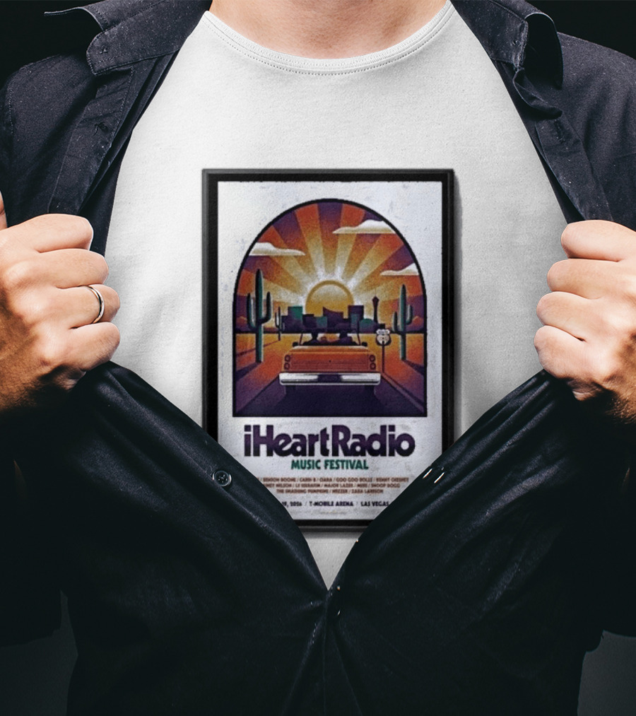 IHeartRadio Music Festival 2026 Mobile Arena Las Vegas Lineup Brandon Boone Ciara Goo Goo Dolls Heart Cherry Levent EloH Kush Tara Harrison Dodg T-Shirt