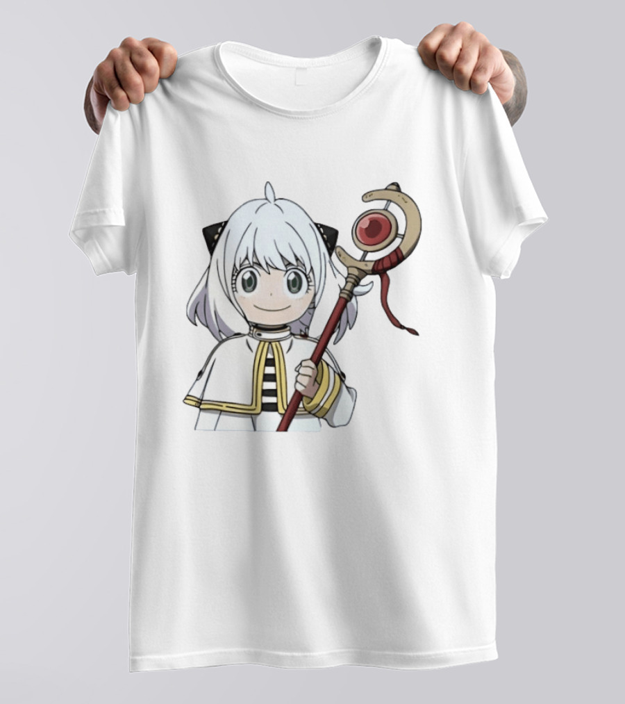 Spy X Family X Frieren Beyond Journey's End Anya Slayer Crossover Anime T-Shirt
