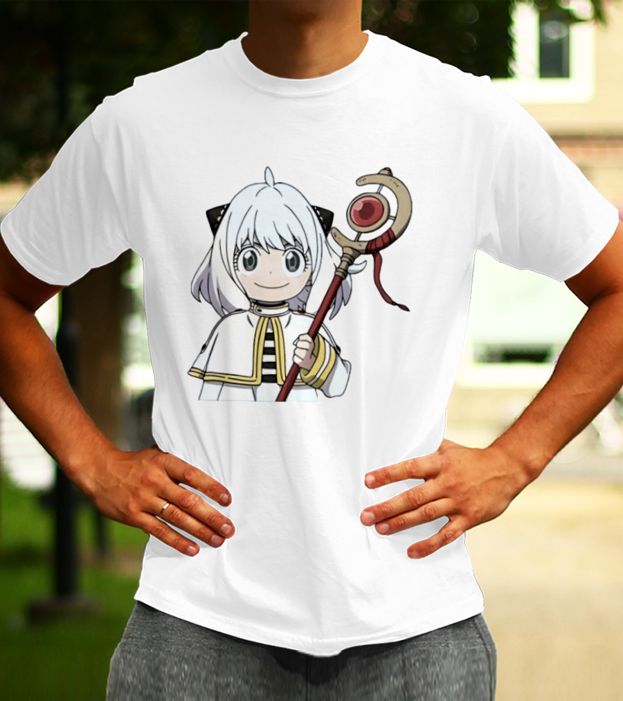 Spy X Family X Frieren Beyond Journey's End Anya Slayer Crossover Anime T-Shirt