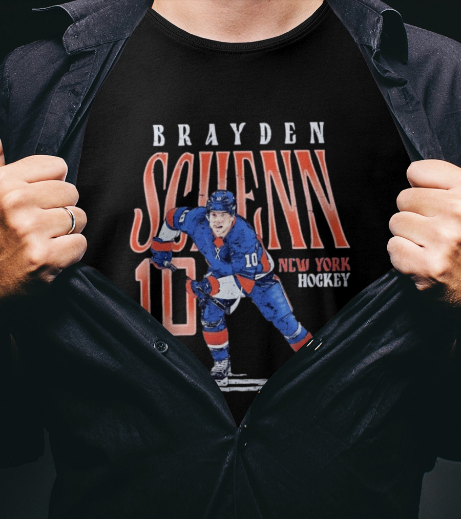 Brayden Schenn 10 New York Hockey Player Fan Gear T-Shirt