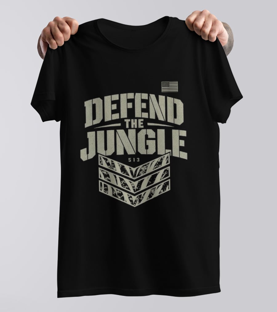 Cincinnati Bengals Defend The Jungle 513 Roar T-Shirt