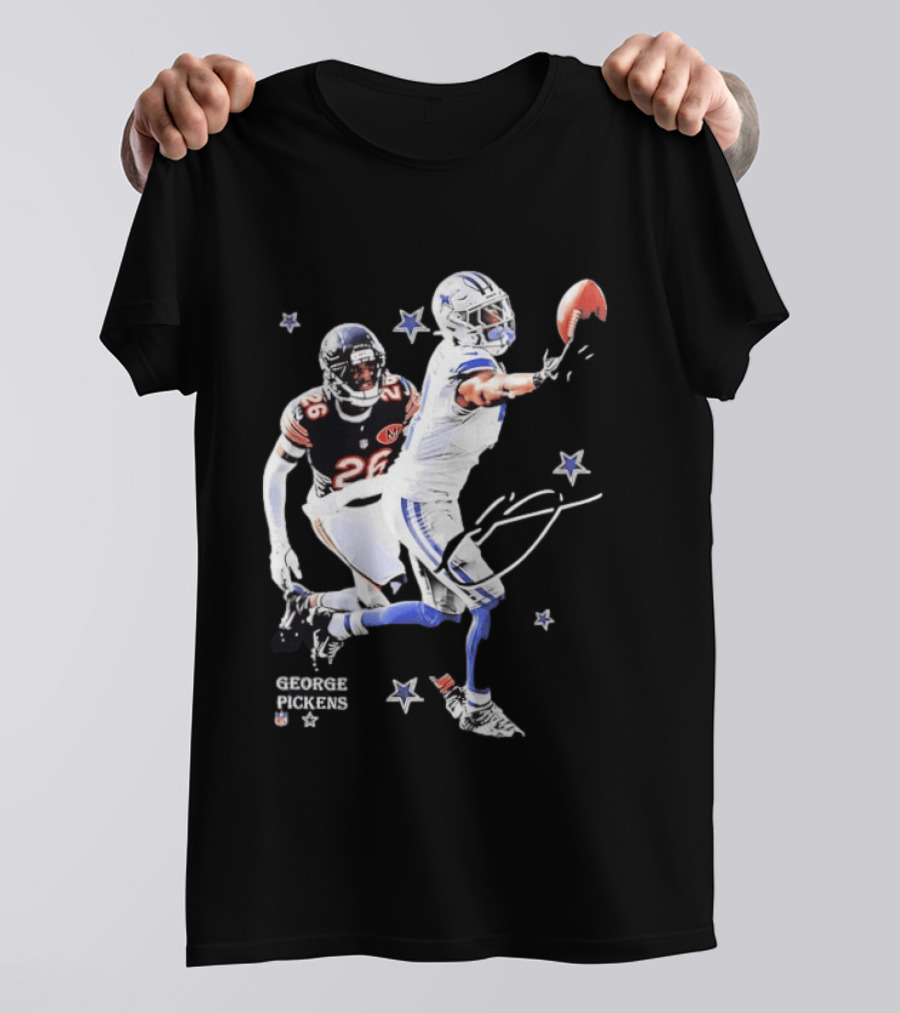 George Pickens NFL Action Dallas Cowboys Vs Chicago Bears Game Highlights T-Shirt