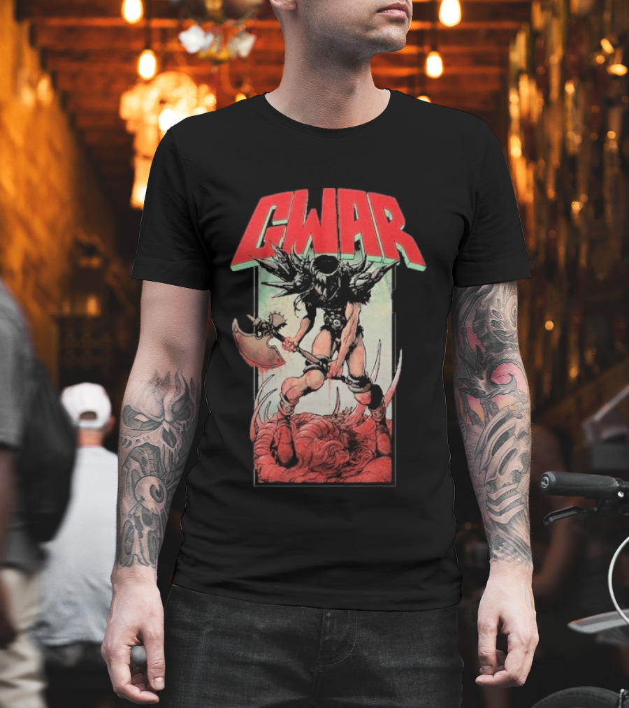 Gwar Balsac The Jaws Of Death Barbaric Warrior Monster T-Shirt