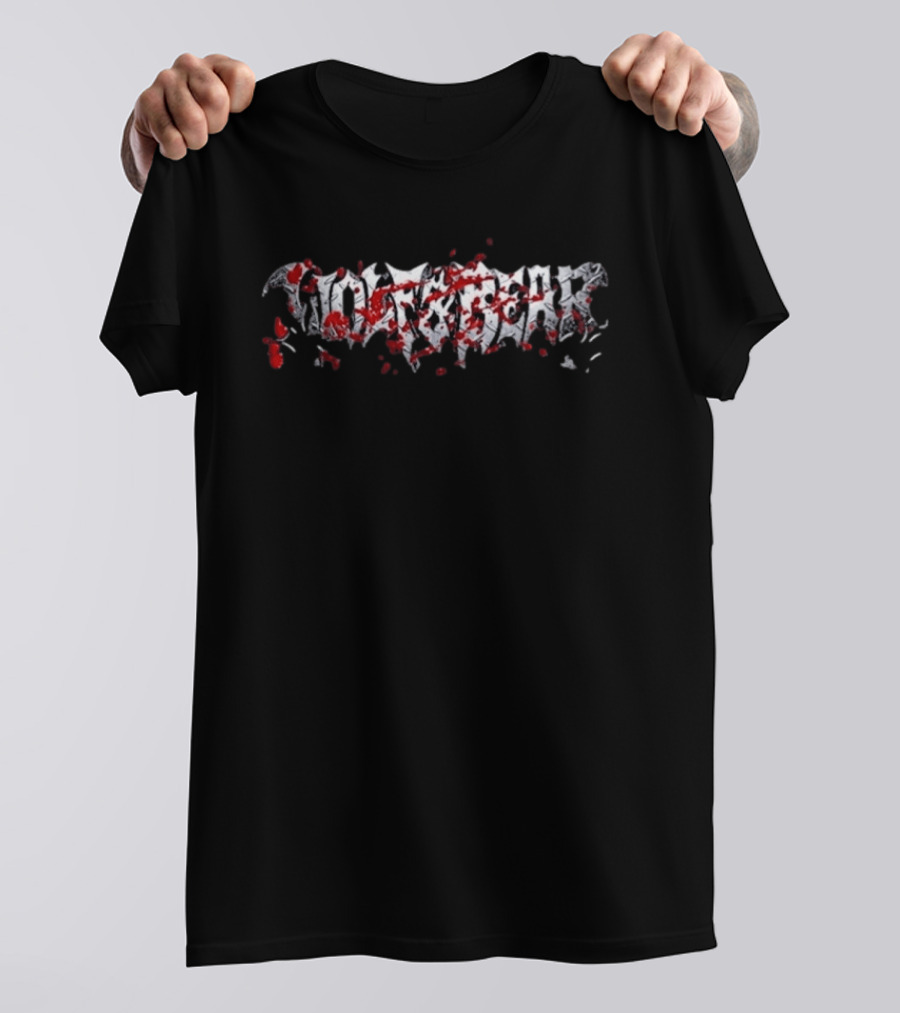Wolfbear Steel Blood Splatter T-Shirt