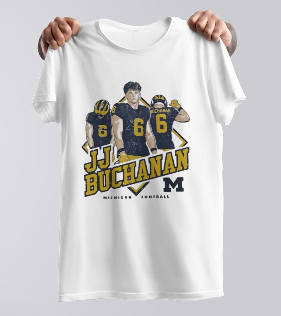 JJ Buchanan 6 Michigan Wolverines Football M T-Shirt