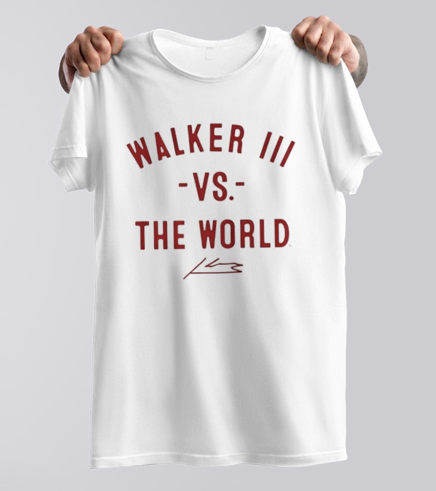 Walker III Vs The World Kansas City Chiefs T-Shirt
