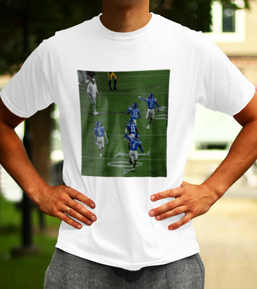 Ole Miss Rebels Aguero Clardy Braxton K Thomas Perkins Football Team Action Scene T-Shirt