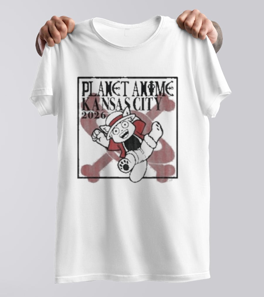 Planet Anime Kansas City 2026 Pirate Panda T-Shirt
