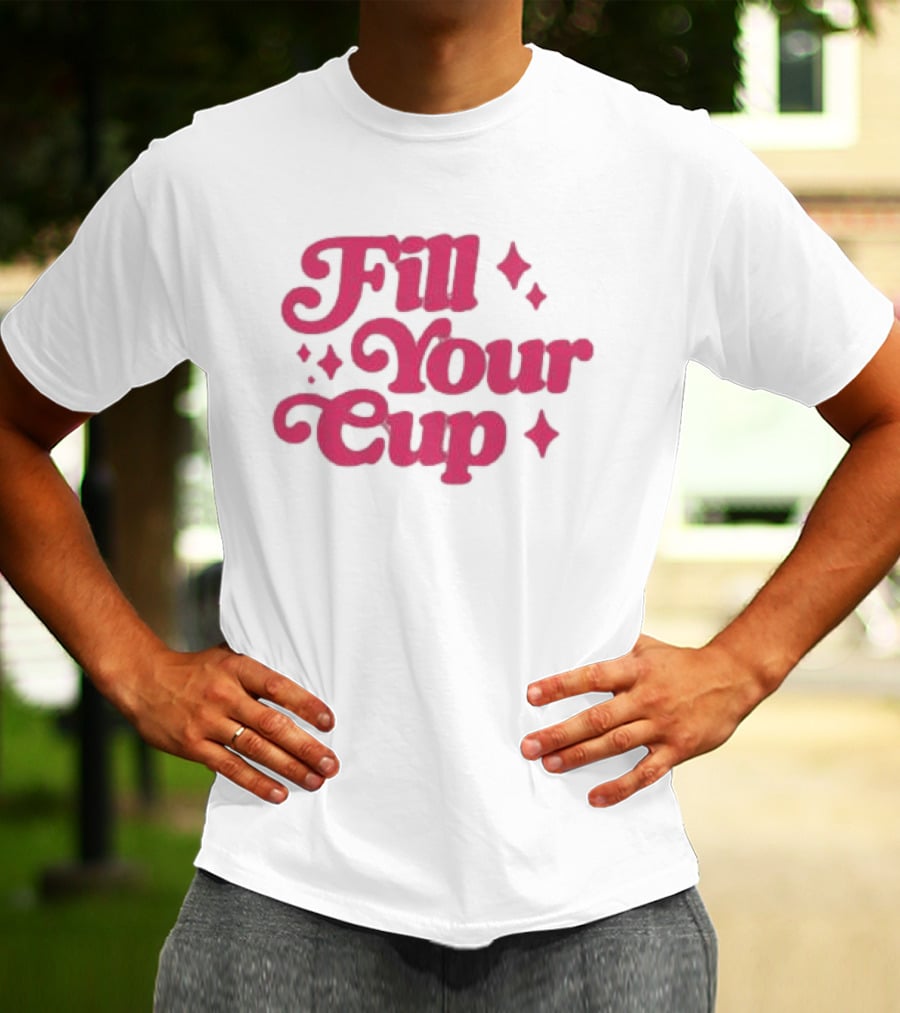 Swig Store Fill Your Cup Tan Camo T-Shirt