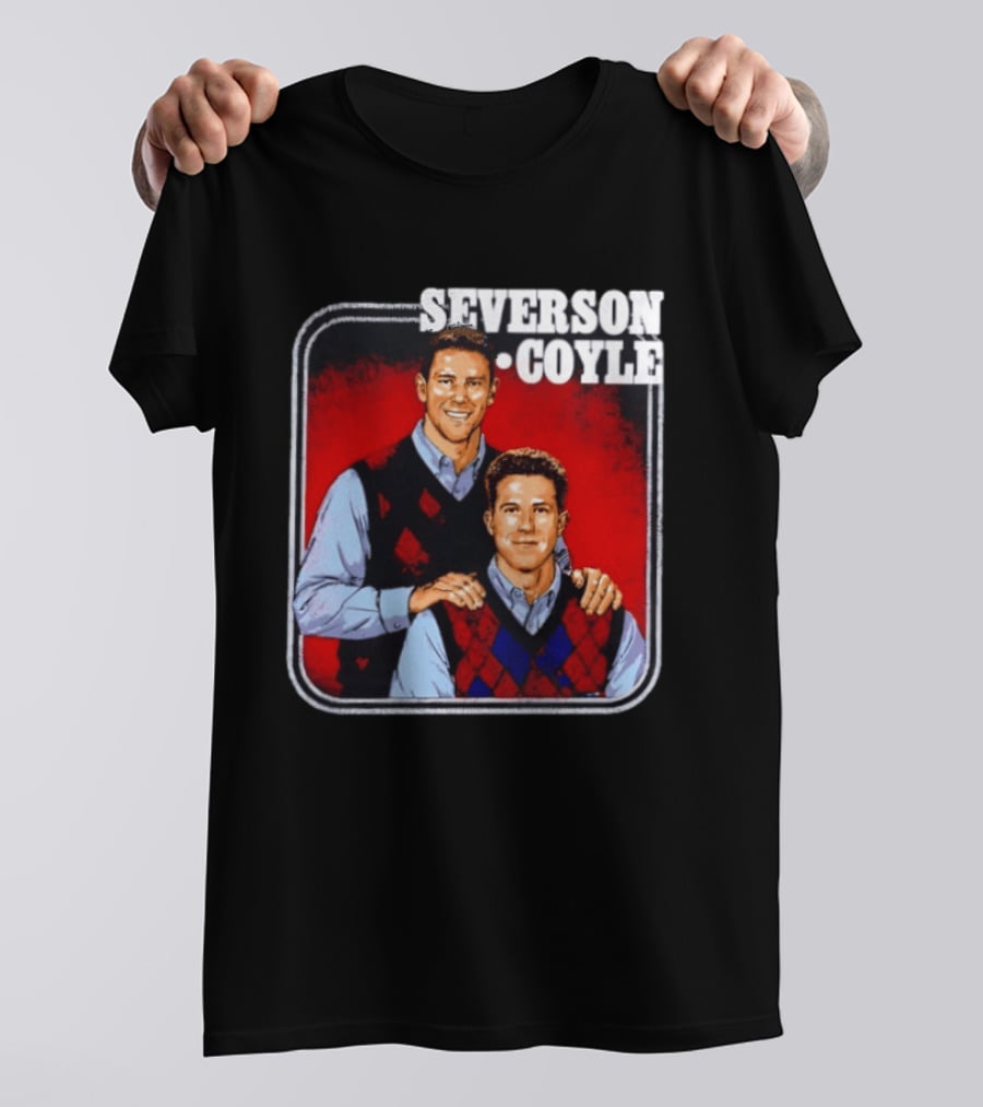 Severson Coyle Columbus Blue Jackets Step Brothers T-Shirt