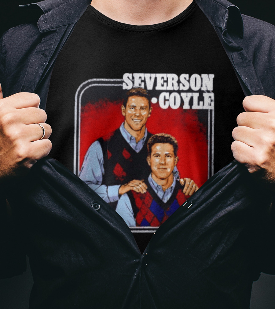 Severson Coyle Columbus Blue Jackets Step Brothers T-Shirt