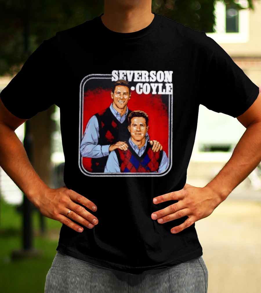 Severson Coyle Columbus Blue Jackets Step Brothers T-Shirt