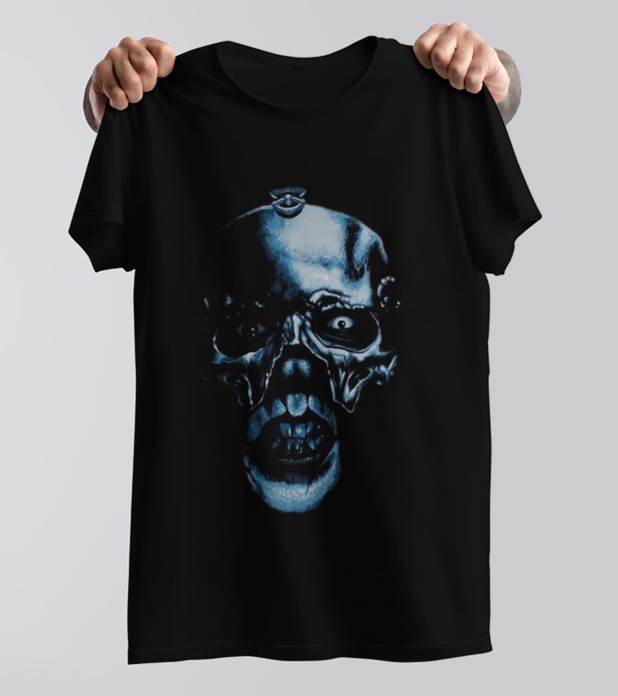 Impericon Ghost Skull Face Creepy Horror Teef T-Shirt