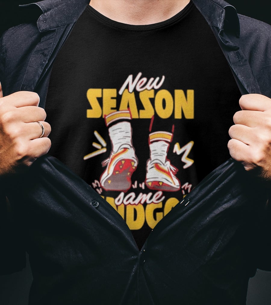 New Season Same Kingdom Kansas City Chiefs Socks And Cleats T-Shirt