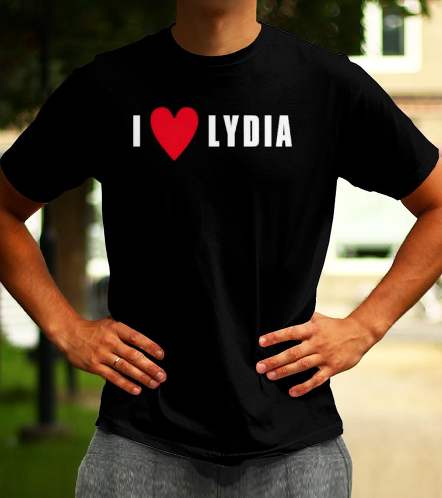 Kori King I Love Lydia Heart T-Shirt
