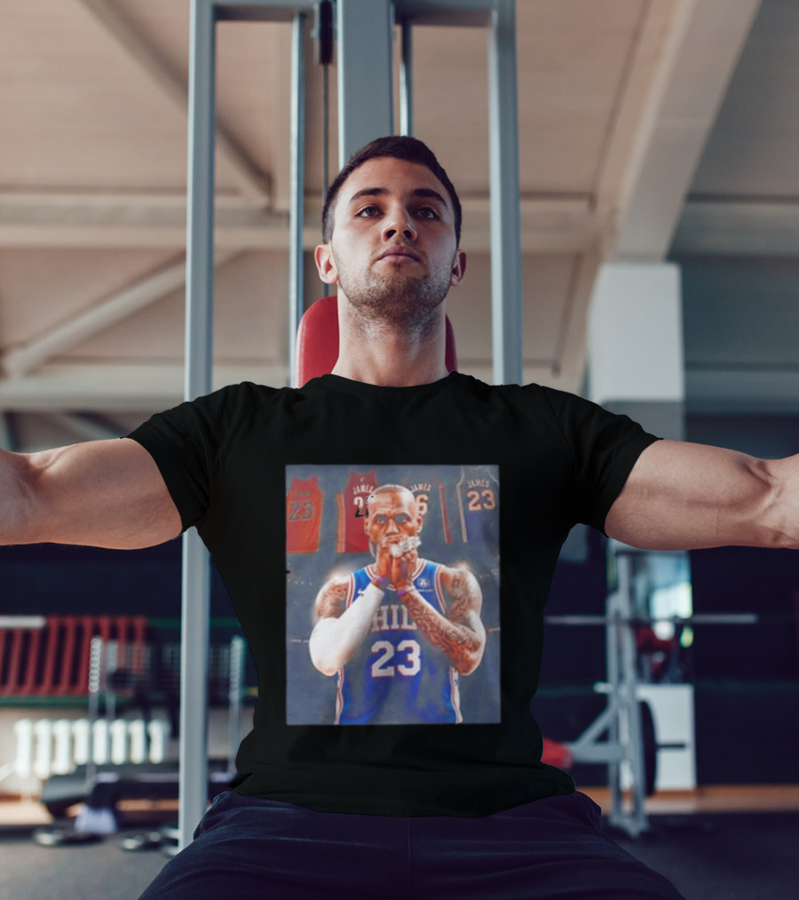 LeBron James Rings Los Angeles Lakers 23 Jerseys 76ers 23 T-Shirt