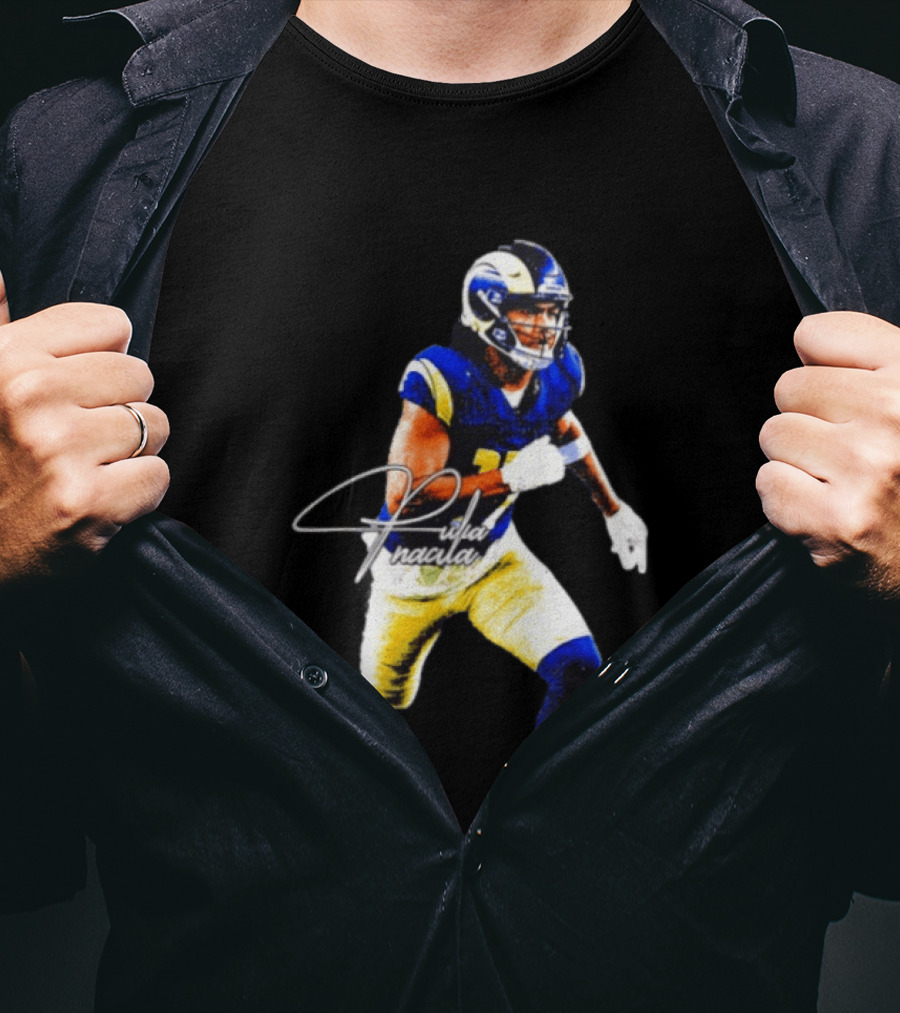 Puka Nacua Los Angeles Rams Player Signature NFL Football T-Shirt