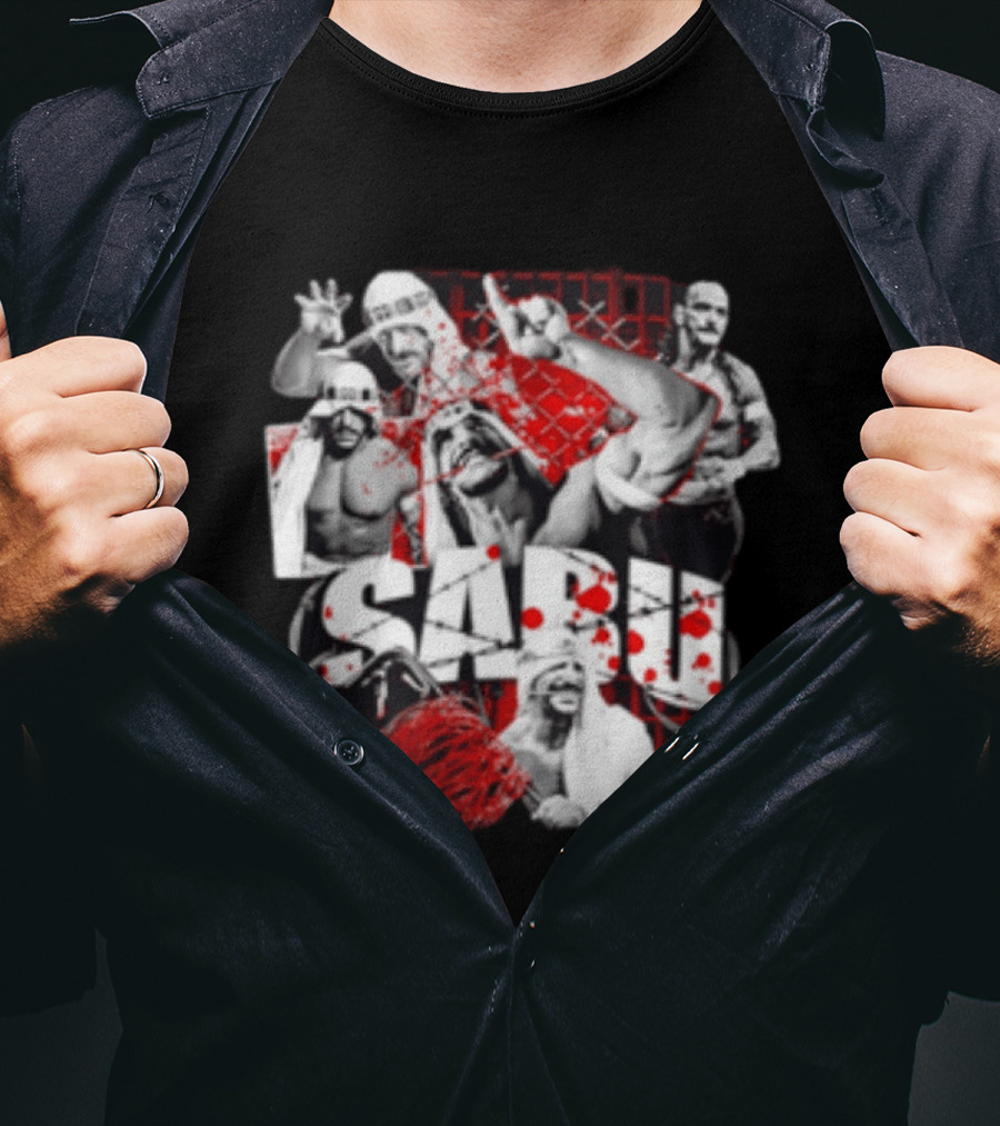 Sabu Homicidal Suicidal Genocidal Wrestling Legend T-Shirt