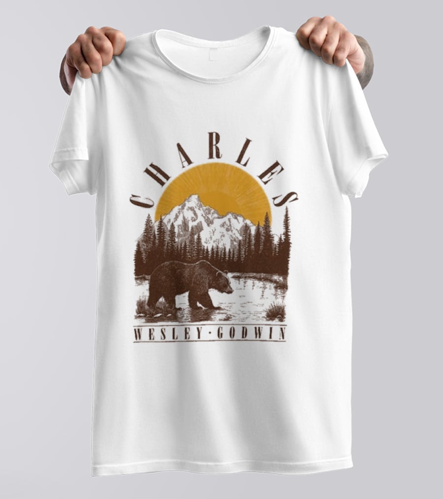 Charles Wesley Godwin Bear Mountain Sunset Forest T-Shirt