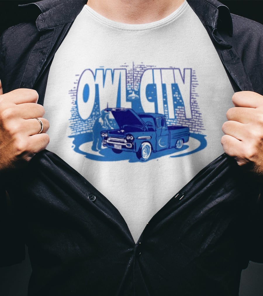 Owl City Vintage Truck Breakdown T-Shirt