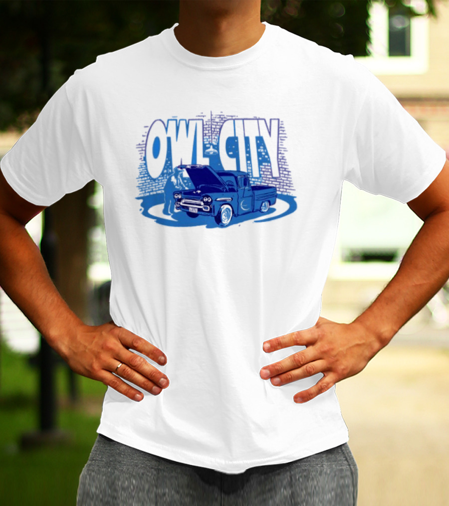 Owl City Vintage Truck Breakdown T-Shirt