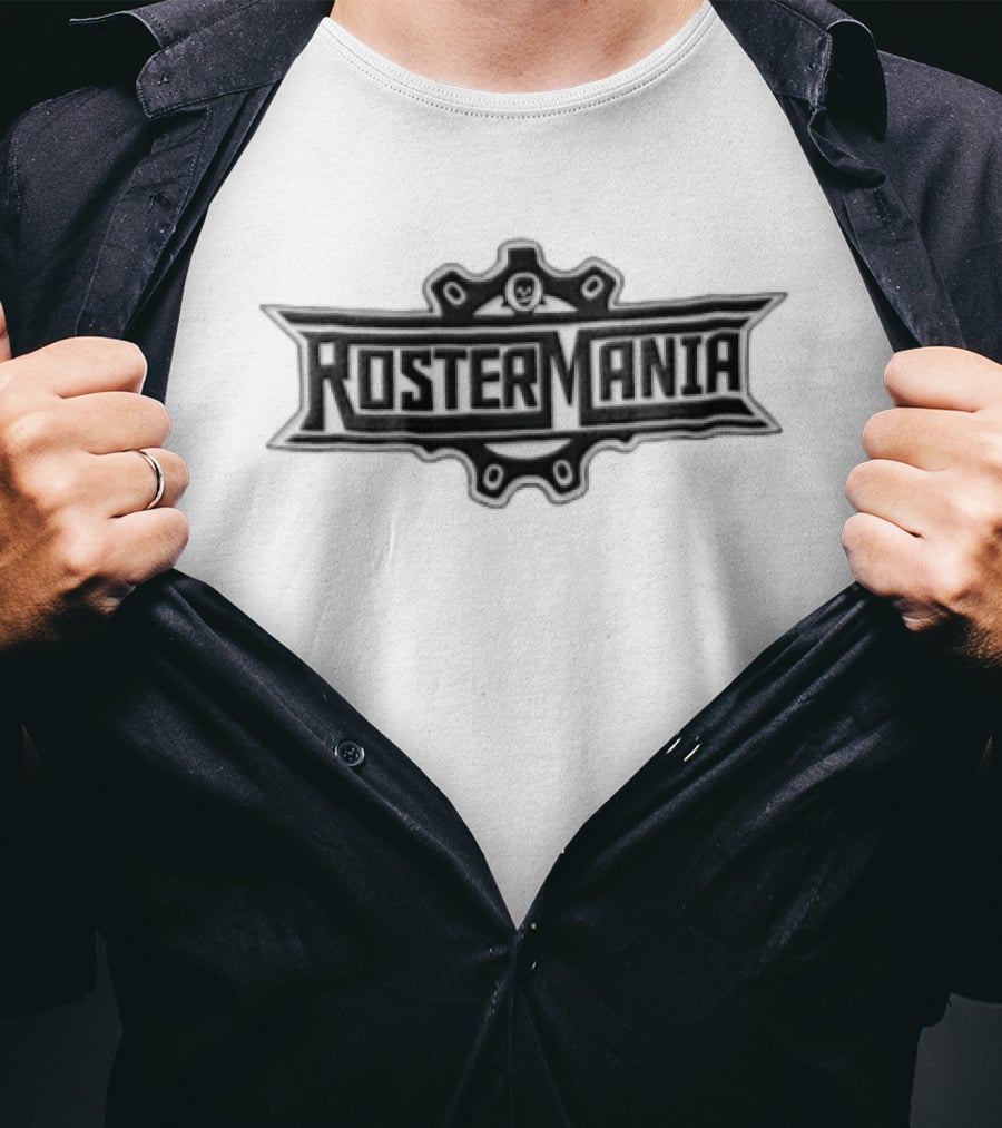 Rostermania Black Skull Gear T-Shirt