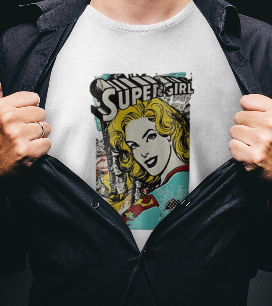 Supergirl DC Comics Blonde Woman Pop T-Shirt