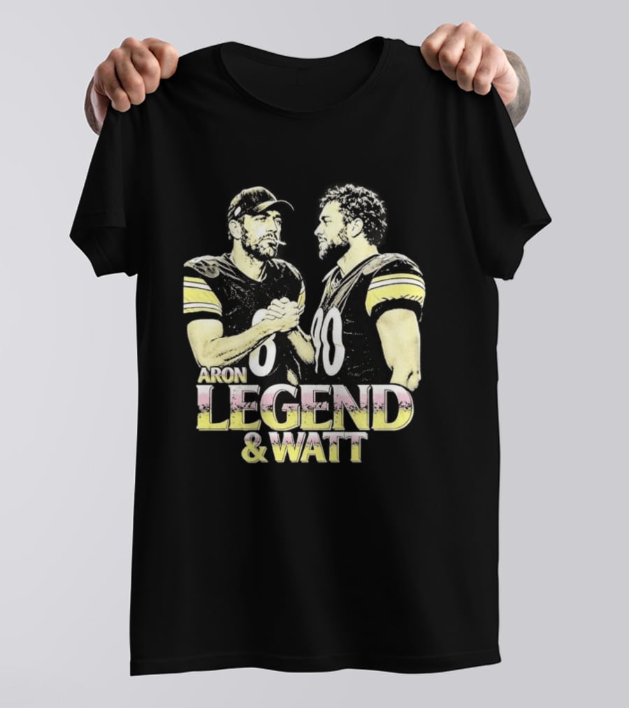 Aron Legend And Watt Steelers Connection T-Shirt
