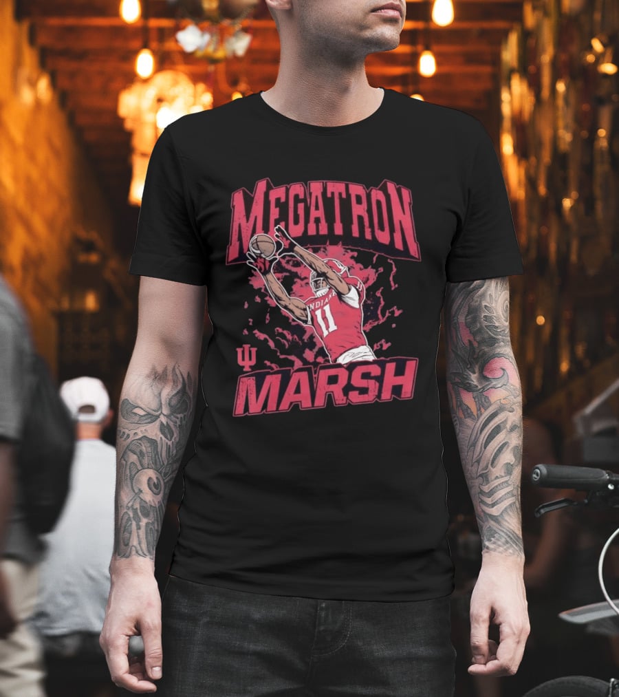 Megatron Marsh Indiana Hoosiers No 11 Football T-Shirt