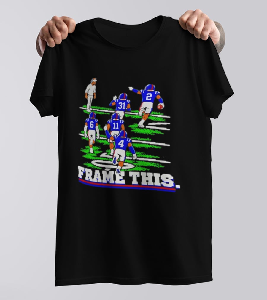 Ole Miss Rebels Lane Kiffin LSU Tigers Frame This Pixel Football Moment T-Shirt
