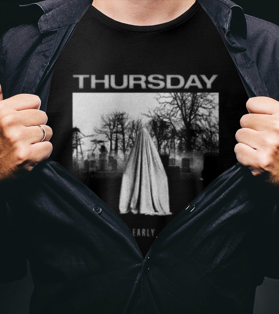 Thursday Store Common Graves New Jersey Emo Band 2002 T-Shirt