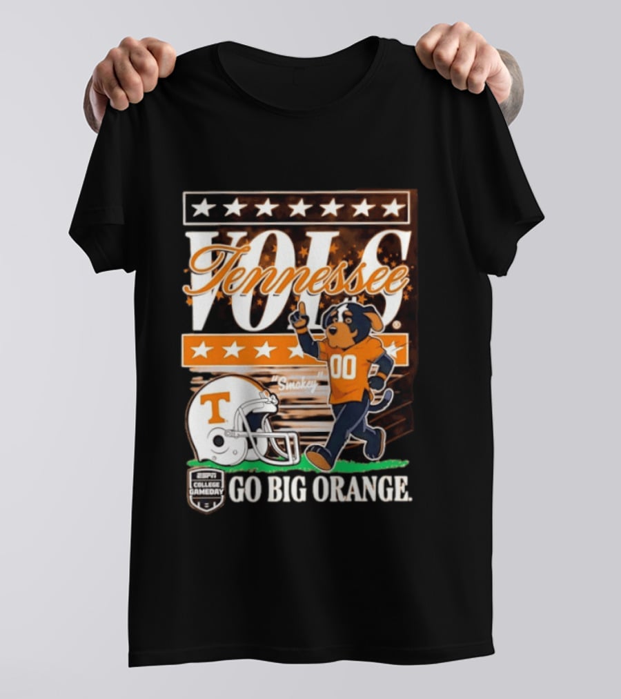 Tennessee Vols Smokey Go Big Orange ESPN College Gameday T-Shirt