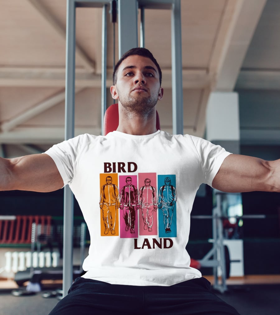 Baltimore Orioles Birdland Colorful Walking Figures T-Shirt