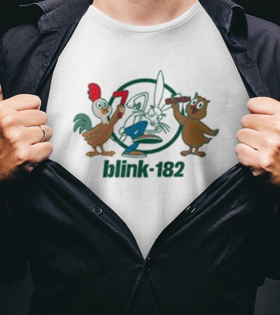 7 11 Blink 182 Bunny Friends Longsleeve Chicken Duck T-Shirt