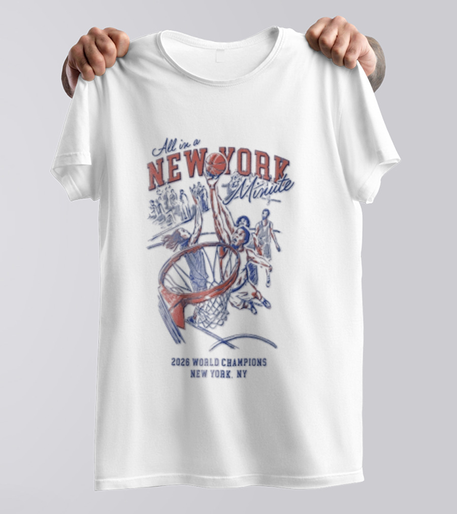 New York Knicks Slam Dunk Basketball Championships NYC 2026 T-Shirt