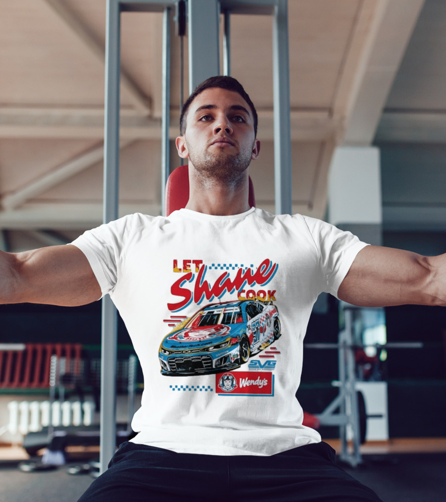 Let Shane Cook Shane Van Gisbergen Wendy's Race Car SVG T-Shirt