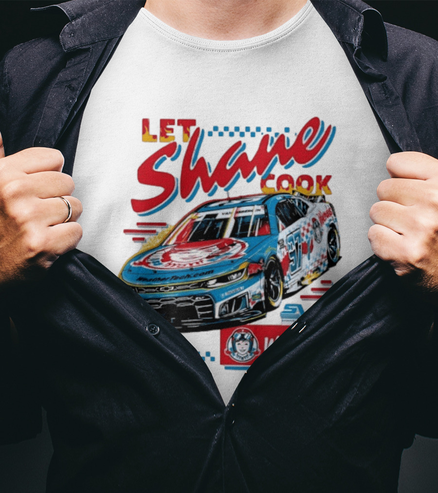 Let Shane Cook Shane Van Gisbergen Wendy's Race Car SVG T-Shirt