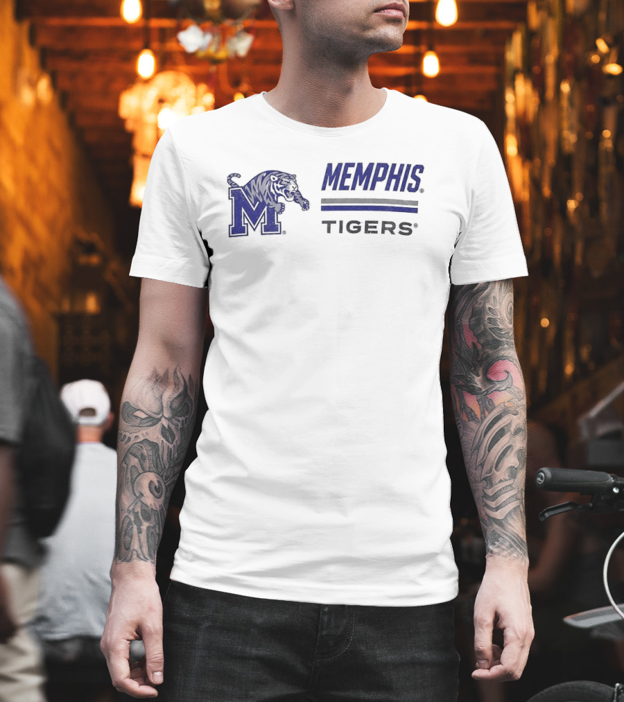 Tatum Bittick Memphis Tigers M Logo Football Basketball Fan T-Shirt